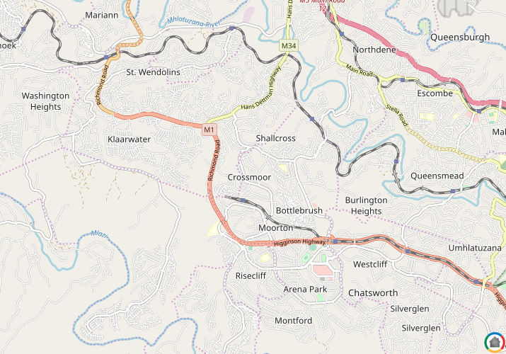 Map location of Crossmoor
